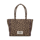 Borsa shopping mini con logo 73BS9MV02M ILENEBEIGE/MORO V° 73 