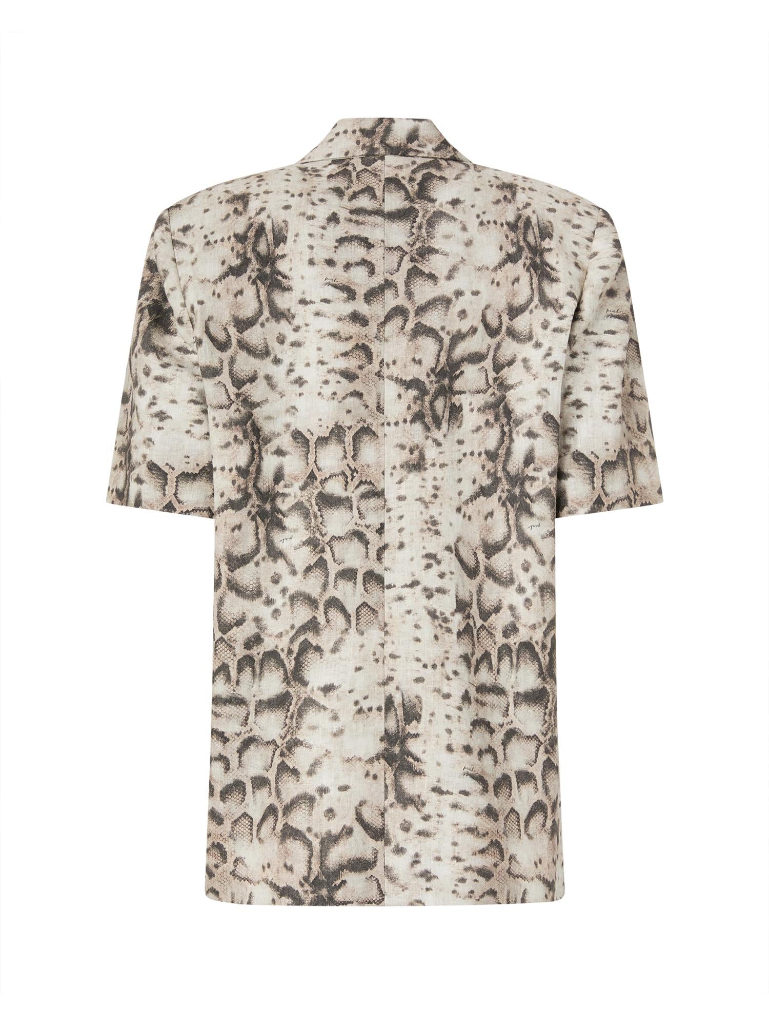 Giacca con stampa snake 106879 A3BLCZ9 PINKO 