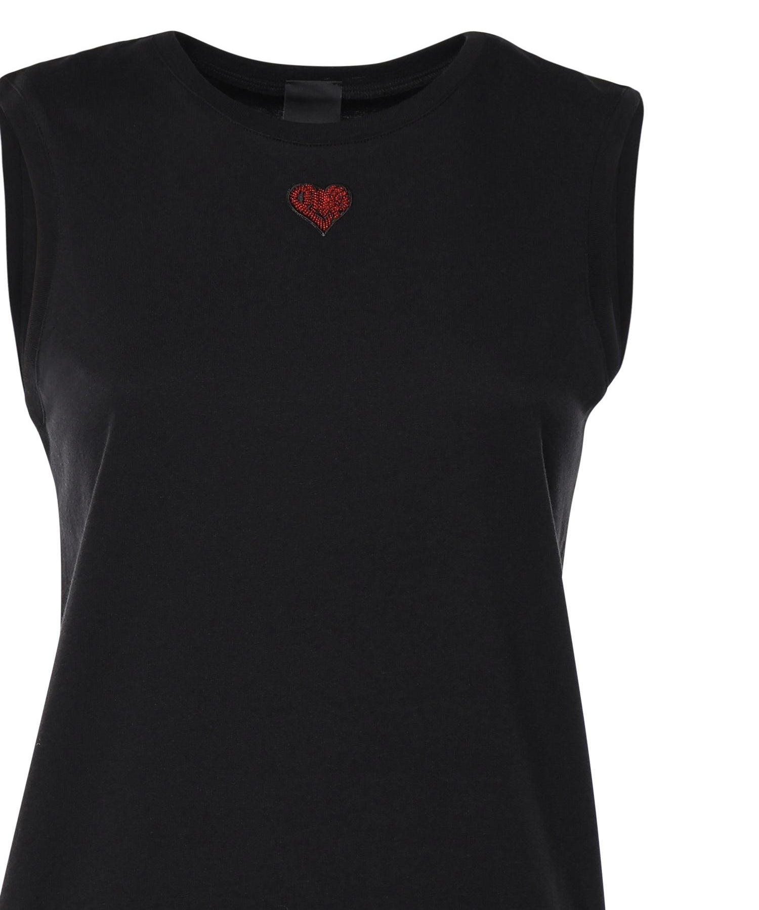 Tank top in jersey di cotone 105741 A326Z99 PINKO 