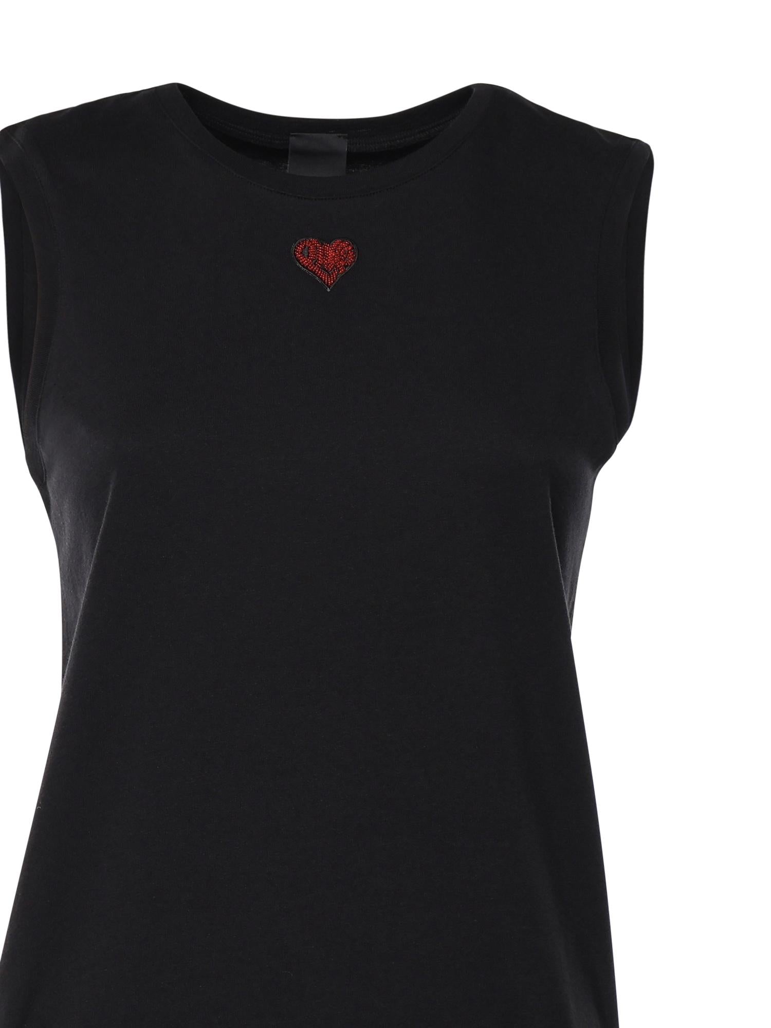 Tank top in jersey di cotone 105741 A326Z99 PINKO 