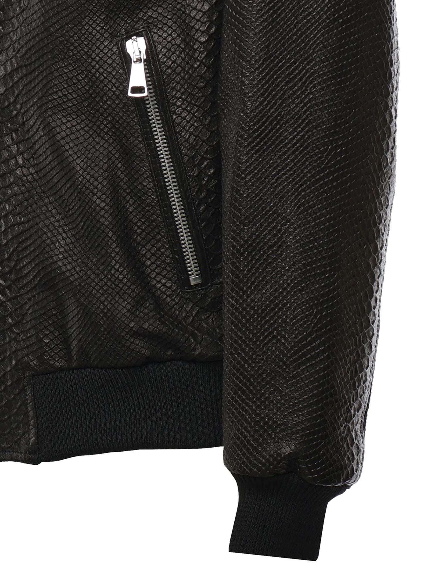 Bomber Florence in pelle GOODFELLAS PITONENERO GIULIANO GALIANO 