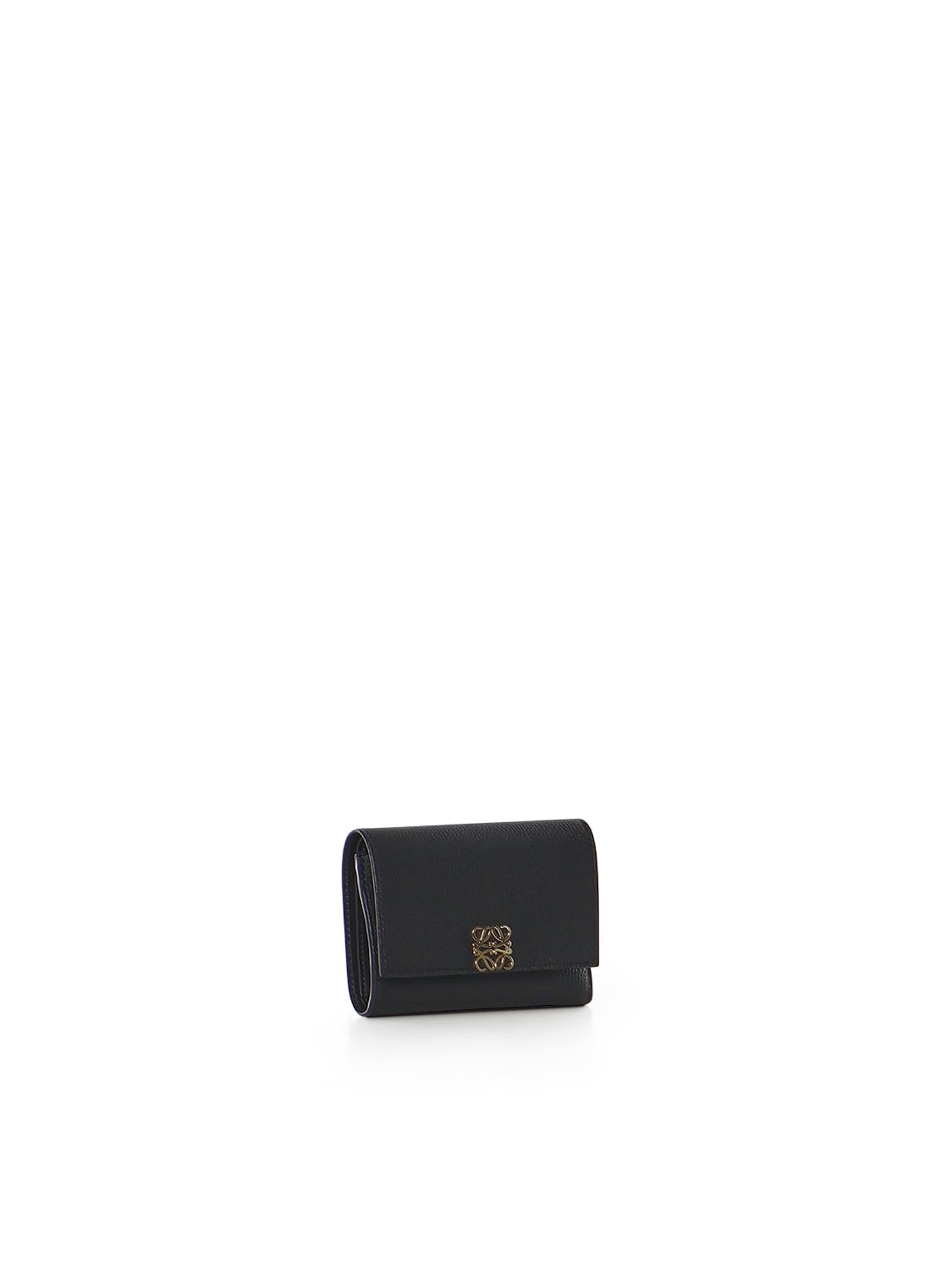 Portafoglio piccolo Anagram verticale in pelle di vitello C821S33X12 1206 LOEWE 