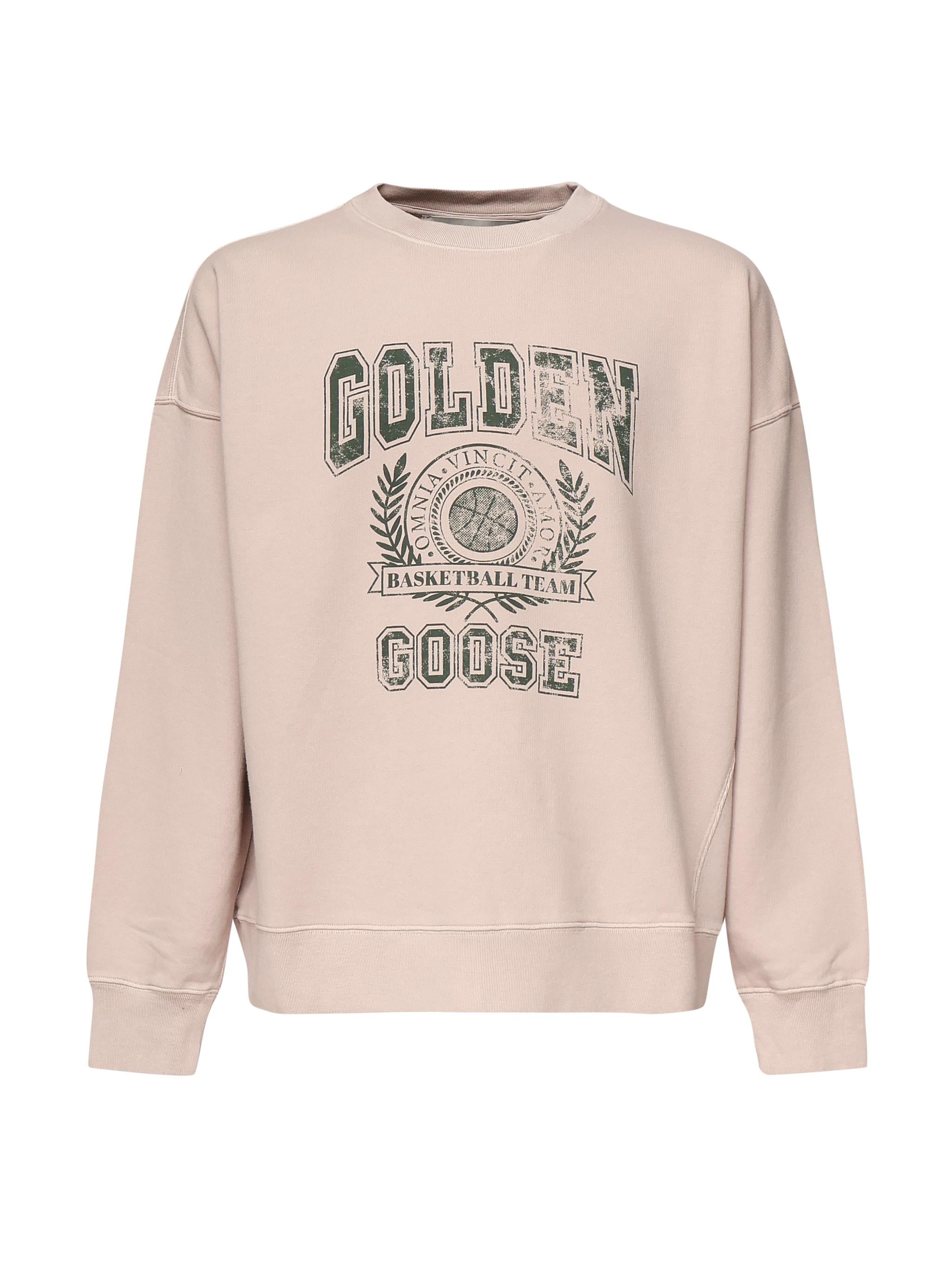 Felpa Journey con stampa GUP02175 P00186425758 GOLDEN GOOSE 