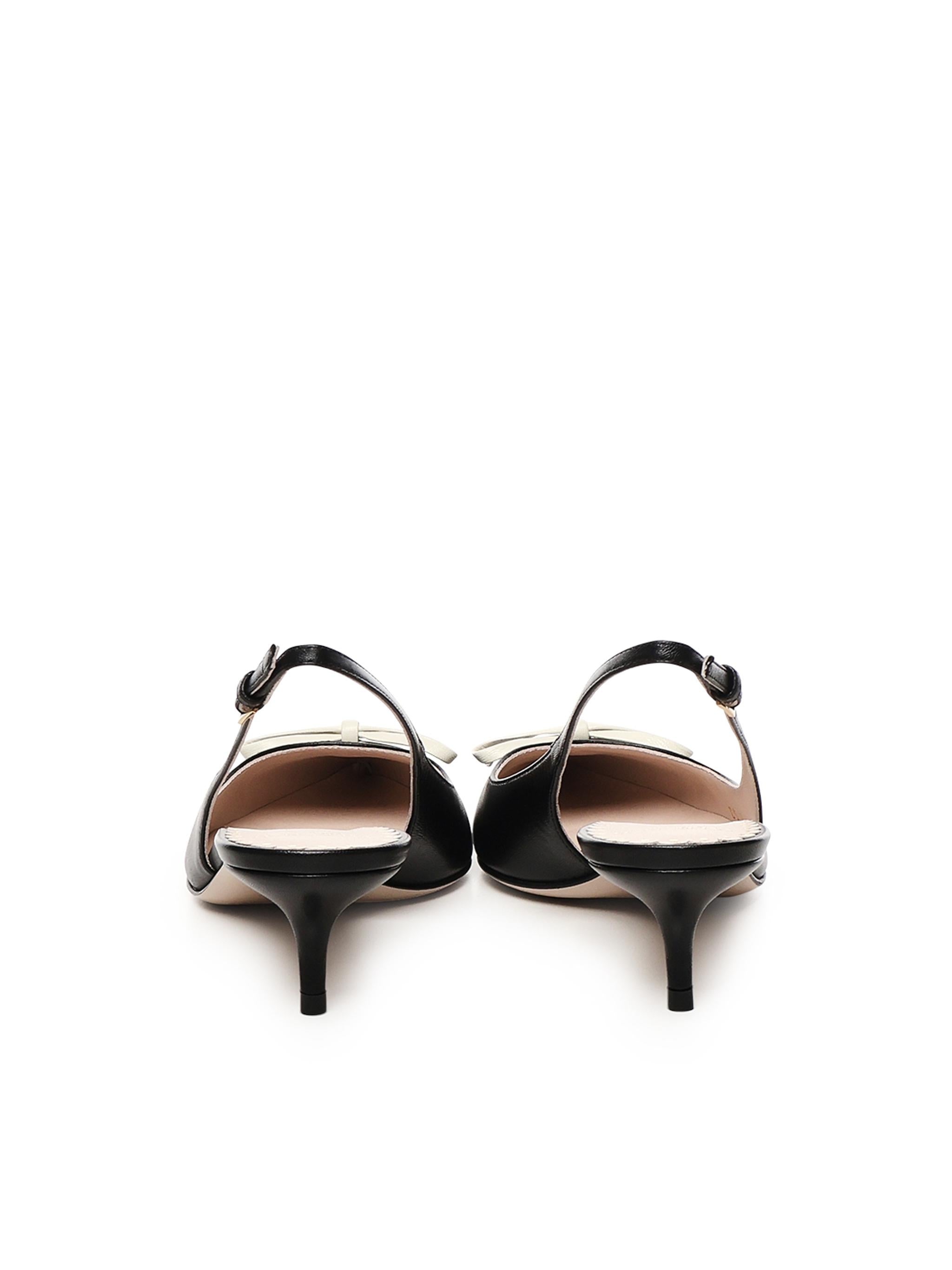 Décolleté Slingback Bow in vernice 6W2S0LL3 DAL790 VALENTINO GARAVANI 