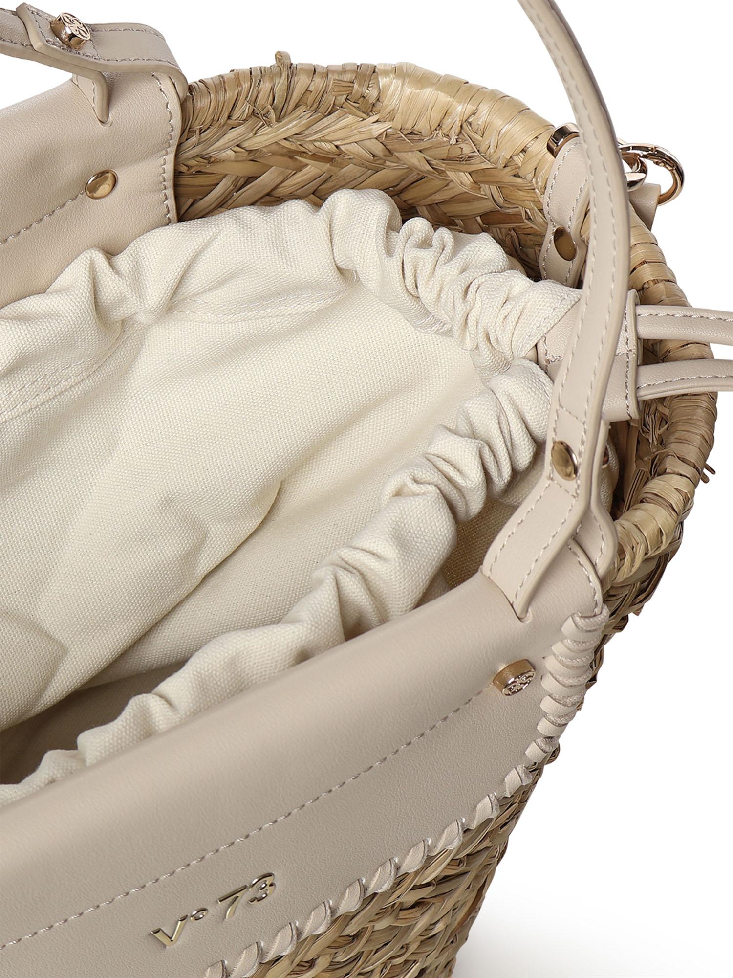 Borsa Vanna con logo 73BS9N201 VANNAOFF WHITE/NATURALE V° 73 