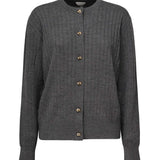 Cardigan in lana a coste 835337 V5L701370 BOTTEGA VENETA 