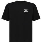 T-shirt Le Slogan Classique in cotone PERMTS203CO002 BL Drôle de Monsieur 
