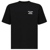 T-shirt Le Slogan Classique in cotone PERMTS203CO002 BL Drôle de Monsieur 