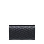 Portafoglio Cassandre matelassé in pelle 372264 BOW011000 SAINT LAURENT 