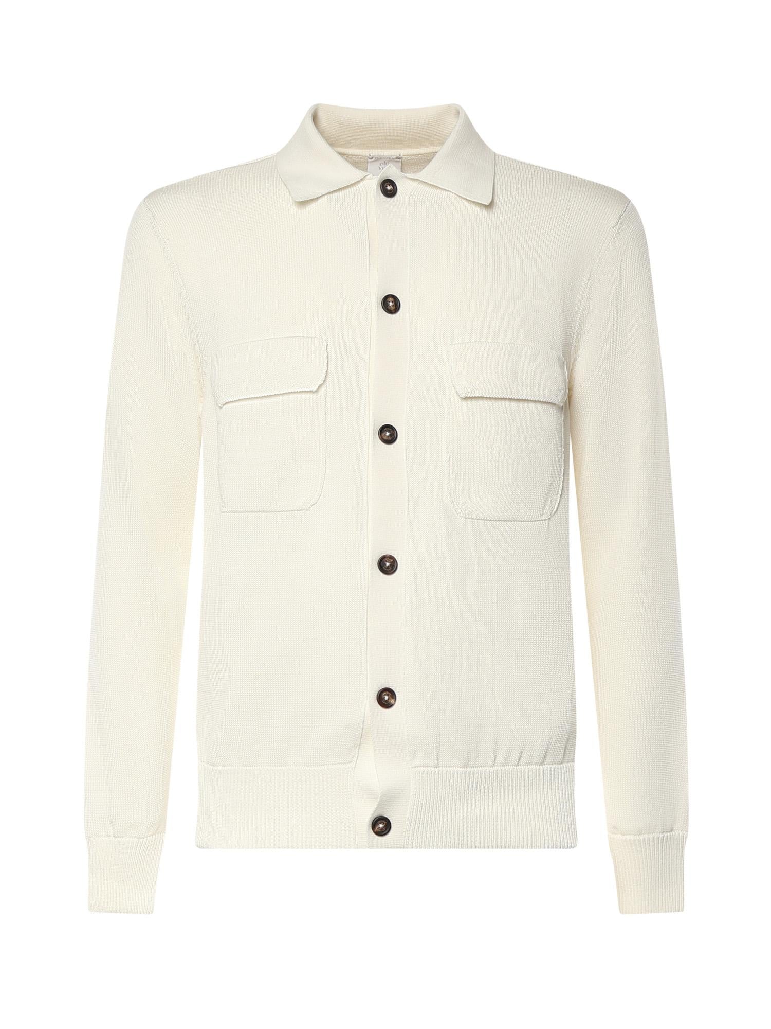 Overshirt in cotone M76MAGM22MAG0M008 01 ELEVENTY 