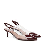 Slingback Le Cœur in pelle di agnello verniciata AA3E057CK150 325 ALAIA 