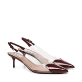 Slingback Le Cœur in pelle di agnello verniciata AA3E057CK150 325 ALAIA 